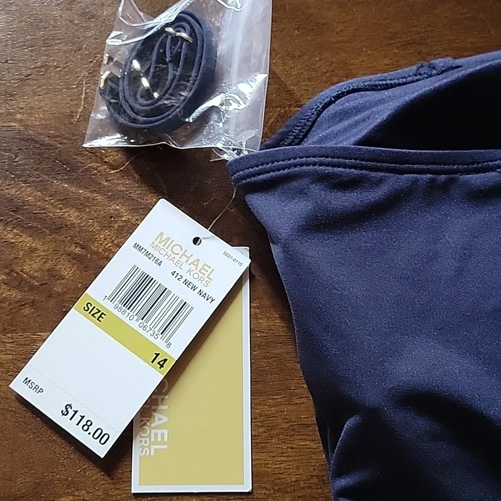 Michael Kors asymmetric swimsuit